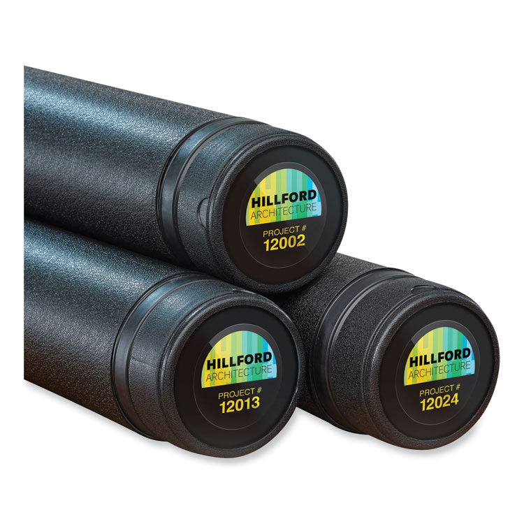 Round Print-to-the Edge Labels with SureFeed and EasyPeel, 1.67" dia, Glossy Clear, 500/PK