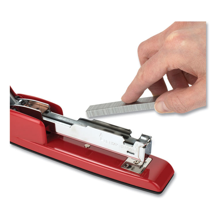 747 Business Full Strip Desk Stapler, 30-Sheet Capacity, Rio Red