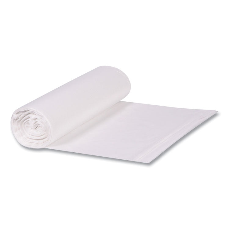 High-Density Waste Can Liners, 4 gal, 6 mic, 17 x 18 , Natural, 2,000/Carton