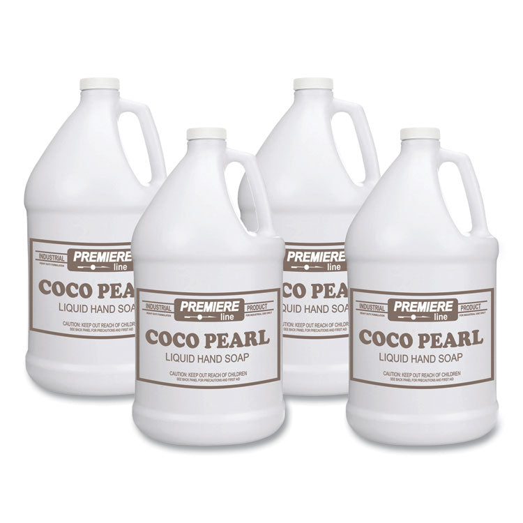 Coco Pearl Liquid Hand Soap, Coconut Scent, 128 oz Bottle, 4/Carton