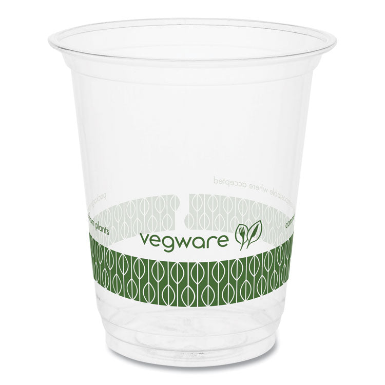 76-Series Cold Cup, Compostable, 7 oz, Clear/Green, 1,000/Carton