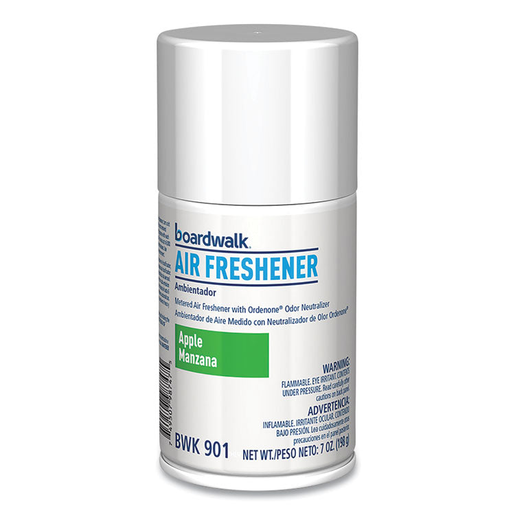 Metered Air Freshener Refill, Apple Harvest, 7 oz Aerosol Spray, 12/Carton