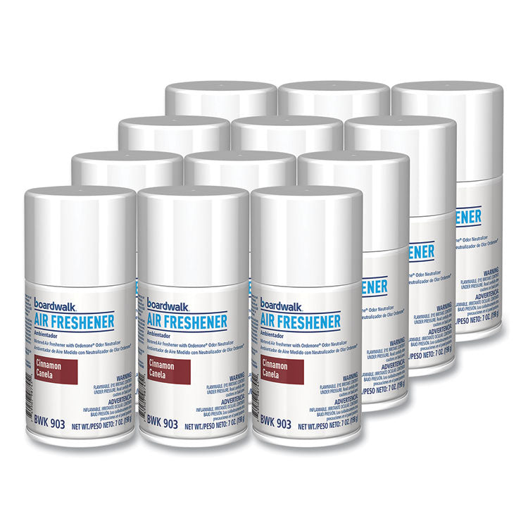 Metered Air Freshener Refill, Cinnamon Sunset, 7 oz Aerosol Spray, 12/Carton