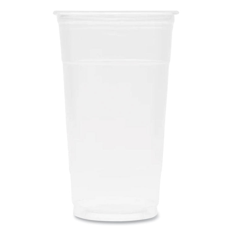 PET Plastic Cups, 32 oz, Clear, 300/Carton