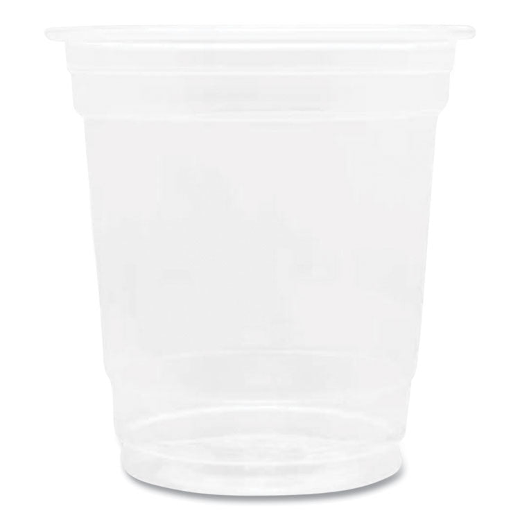 PET Plastic Cups, 8 oz, Clear, 1,000/Carton