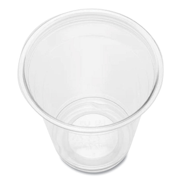 PET Plastic Cups, 92 mm Rim Diameter, 12 oz, Clear, 1,000/Carton