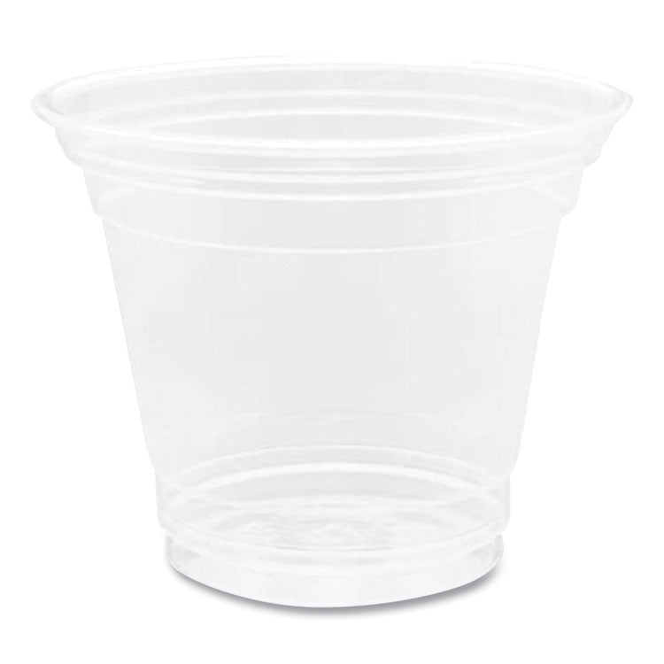 PET Plastic Cups, 9 oz, Clear, 1,000/Carton