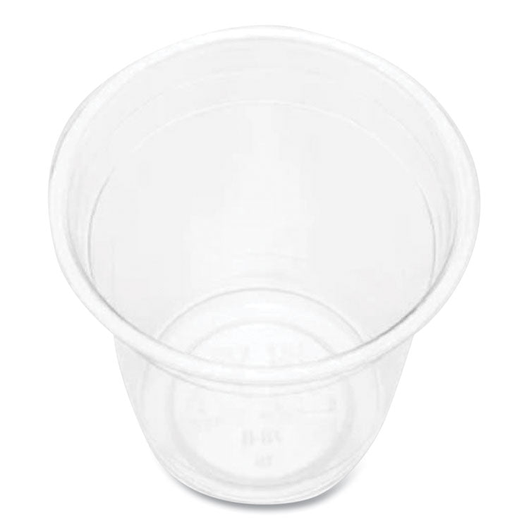 PET Plastic Cups, 8 oz, Clear, 1,000/Carton