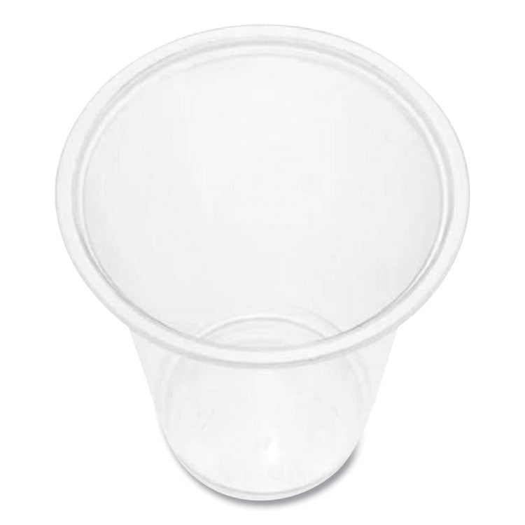 PET Plastic Cups, 7 oz, Clear, 1,000/Carton