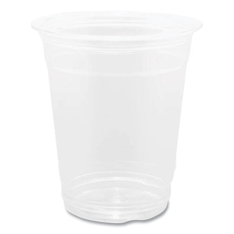 PET Plastic Cups, 92 mm Rim Diameter, 12 oz, Clear, 1,000/Carton