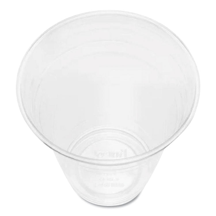 PET Plastic Cups, 98 mm Rim Diameter, 12 oz, Clear, 1,000/Carton