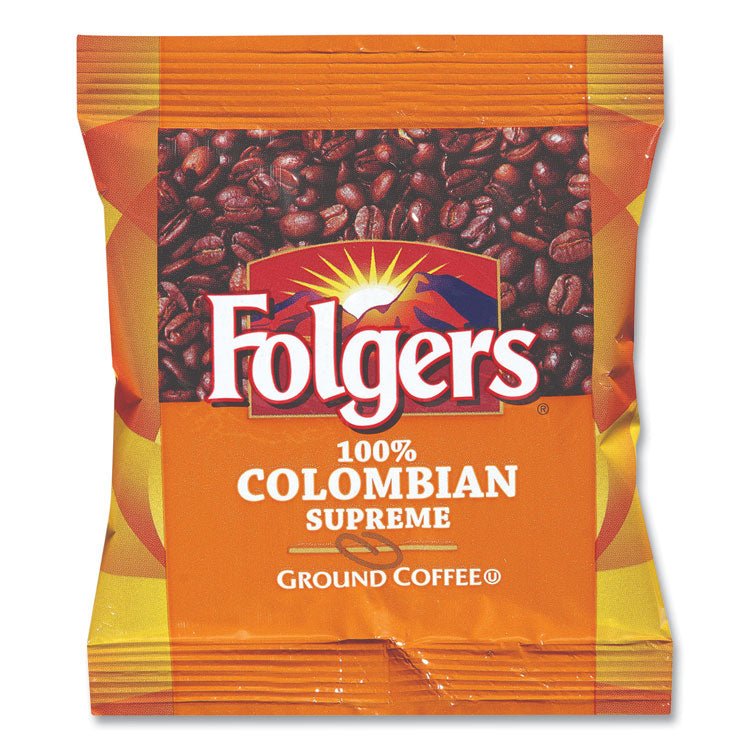 Coffee, 100% Colombian, Ground, 1.75oz Fraction Pack, 42/Carton