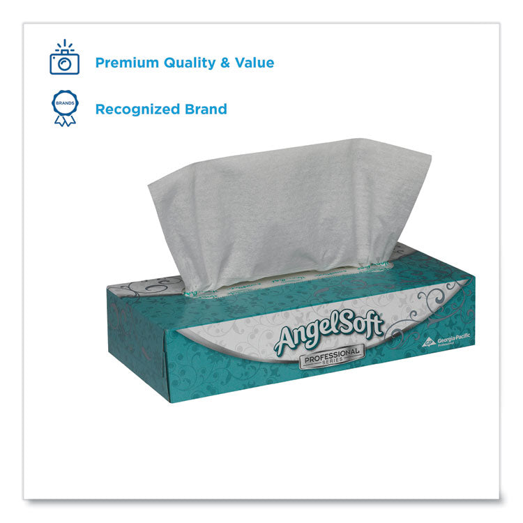 Premium Facial Tissue, 2-Ply, White, Flat Box, 100 Sheets/Box
