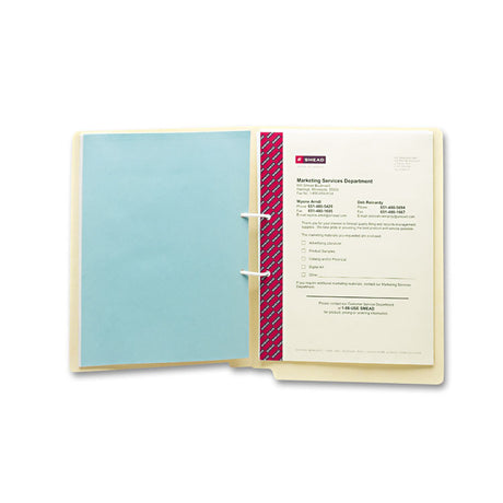 U-Clip Bonded Fasteners, 2" Capacity, 2.75" Center to Center, Red/White, 100/Box