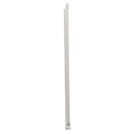 Wrapped Giant Straws, 10.25 , Polypropylene, Red/White Striped, 1,200/Carton