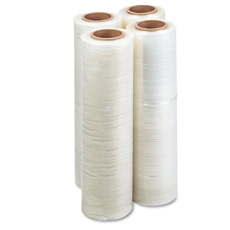 High-Performance Handwrap Film, 18" x 1,500 ft, 12 mic (47-Gauge), Clear, 4/Carton