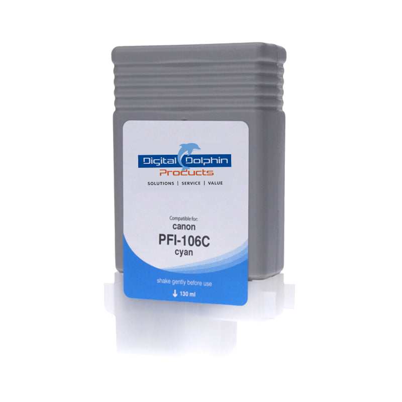 Digital Dolphin Products Compatible Replacement Ink Cartridge for Canon PFI-106, 130 mL