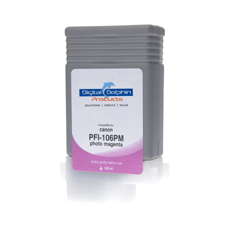 Digital Dolphin Products Compatible Replacement Ink Cartridge for Canon PFI-106, 130 mL