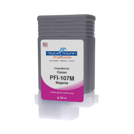 Digital Dolphin Products Compatible Replacement Ink Cartridge for Canon PFI-107, 130 mL