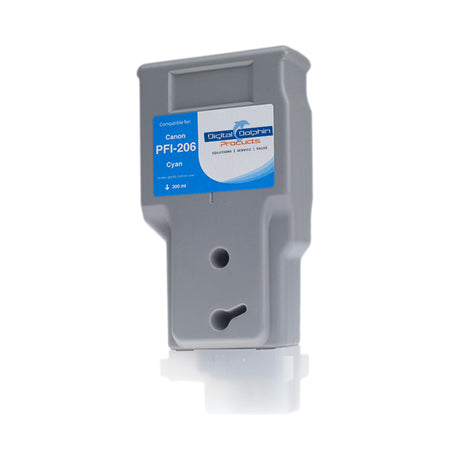 Digital Dolphin Products Compatible Replacement Ink Cartridge for Canon PFI-206, 300 mL