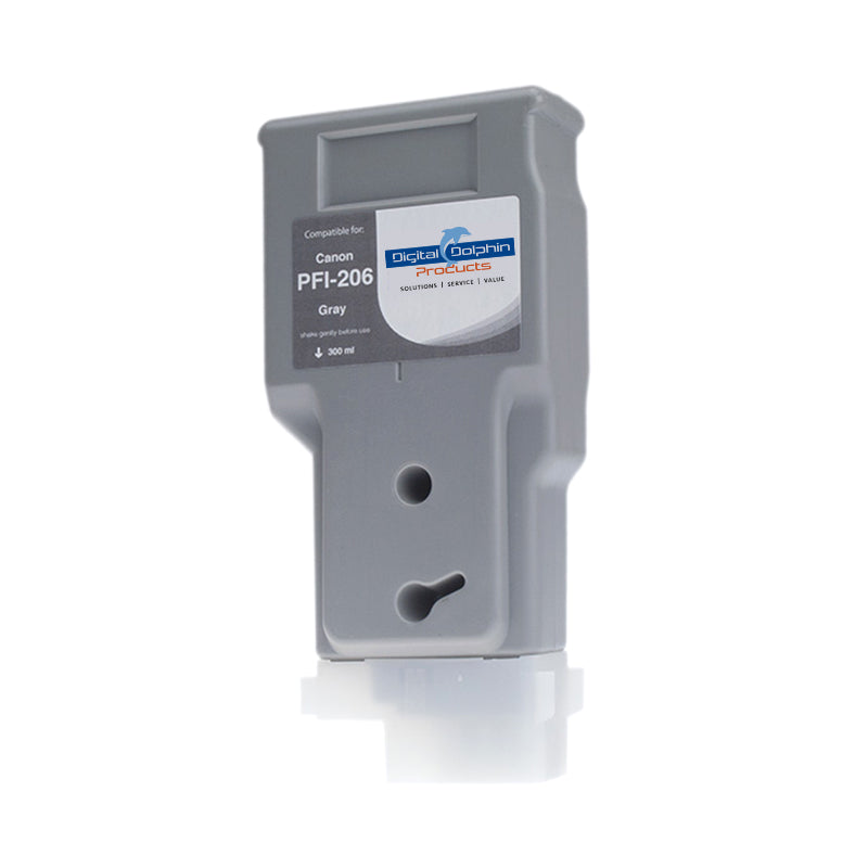Digital Dolphin Products Compatible Replacement Ink Cartridge for Canon PFI-206, 300 mL