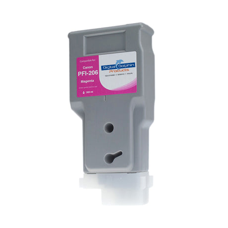 Digital Dolphin Products Compatible Replacement Ink Cartridge for Canon PFI-206, 300 mL