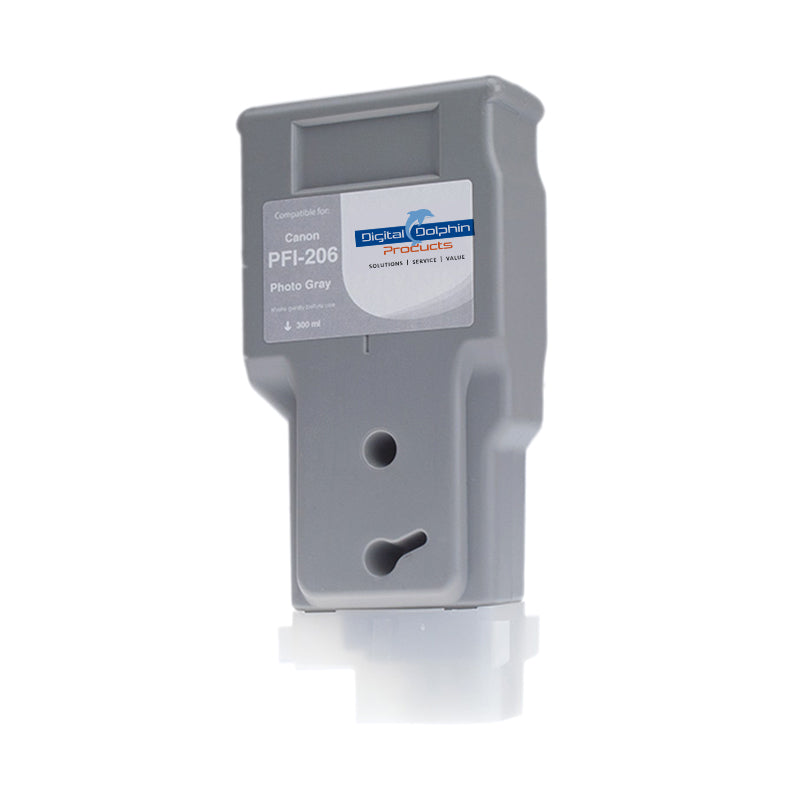 Digital Dolphin Products Compatible Replacement Ink Cartridge for Canon PFI-206, 300 mL