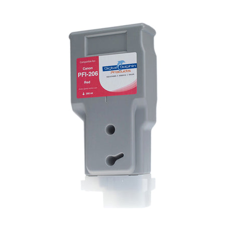 Digital Dolphin Products Compatible Replacement Ink Cartridge for Canon PFI-206, 300 mL