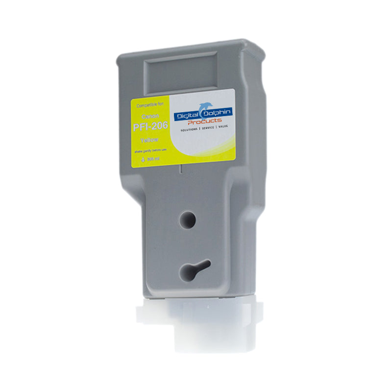 Digital Dolphin Products Compatible Replacement Ink Cartridge for Canon PFI-206, 300 mL