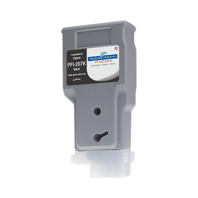 Digital Dolphin Products Compatible Replacement Ink Cartridge for Canon PFI-207, 300 mL