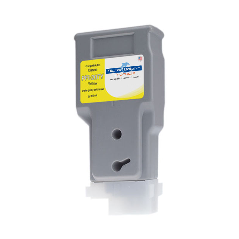 Digital Dolphin Products Compatible Replacement Ink Cartridge for Canon PFI-207, 300 mL