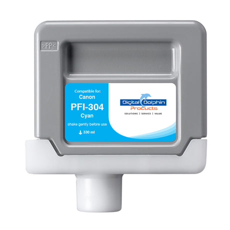 Digital Dolphin Products Compatible Replacement Ink Cartridge for Canon PFI-304, 330 mL
