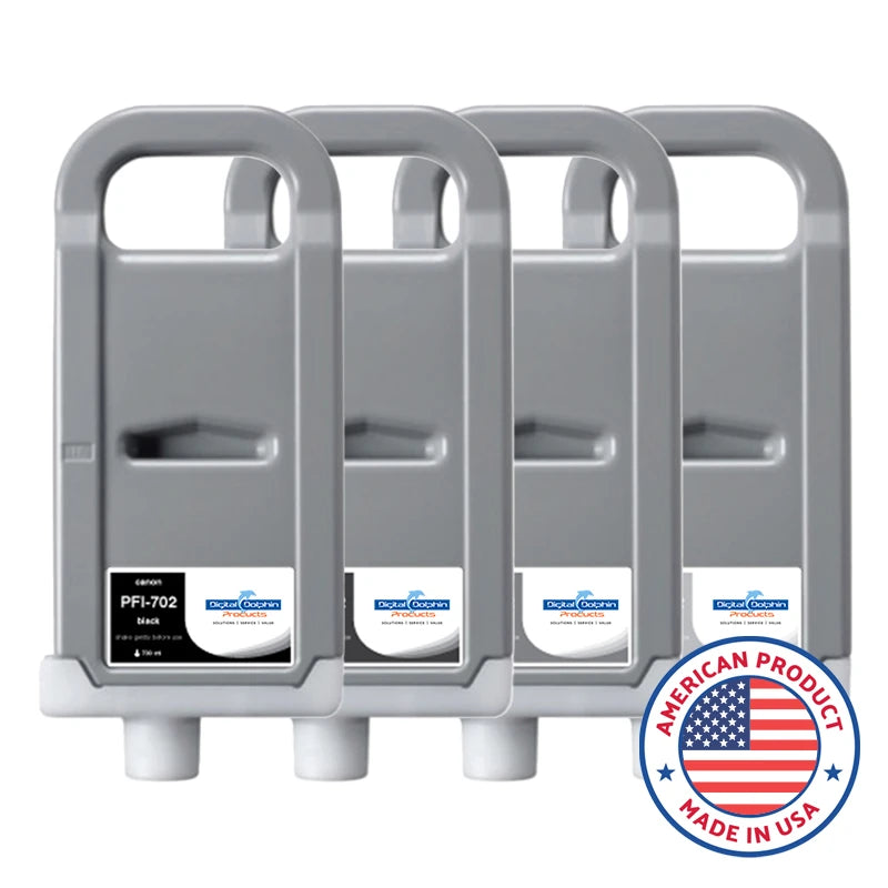Digital Dolphin Products Compatible Replacement Ink Cartridge for Canon PFI-702, 700 mL