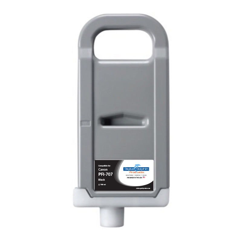 Digital Dolphin Products Compatible Replacement Ink Cartridge for Canon PFI-707, 700 mL