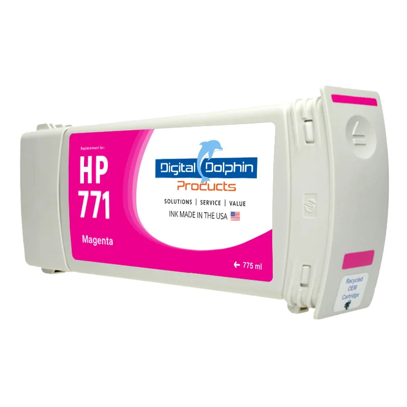 Digital Dolphin Products Compatible Replacement Ink Cartridges for HP 771, 775 mL