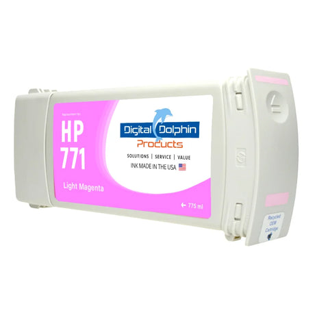 Digital Dolphin Products Compatible Replacement Ink Cartridges for HP 771, 775 mL