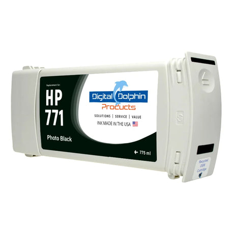 Digital Dolphin Products Compatible Replacement Ink Cartridges for HP 771, 775 mL