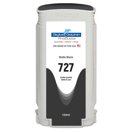 Digital Dolphin Products Compatible Replacement Ink Cartridge for HP 727, 130 mL