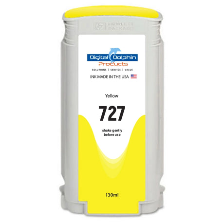Digital Dolphin Products Compatible Replacement Ink Cartridge for HP 727, 130 mL