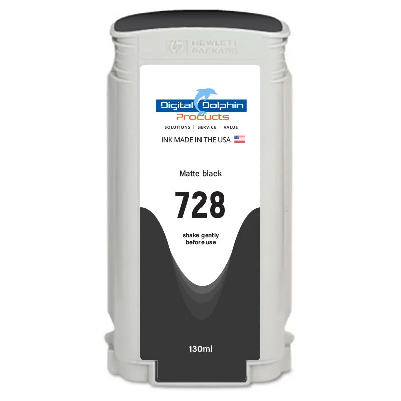 Digital Dolphin Products Compatible Replacement Ink Cartridge for HP 728, 130 mL