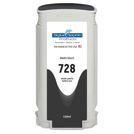 Digital Dolphin Products Compatible Replacement Ink Cartridge for HP 728, 130 mL