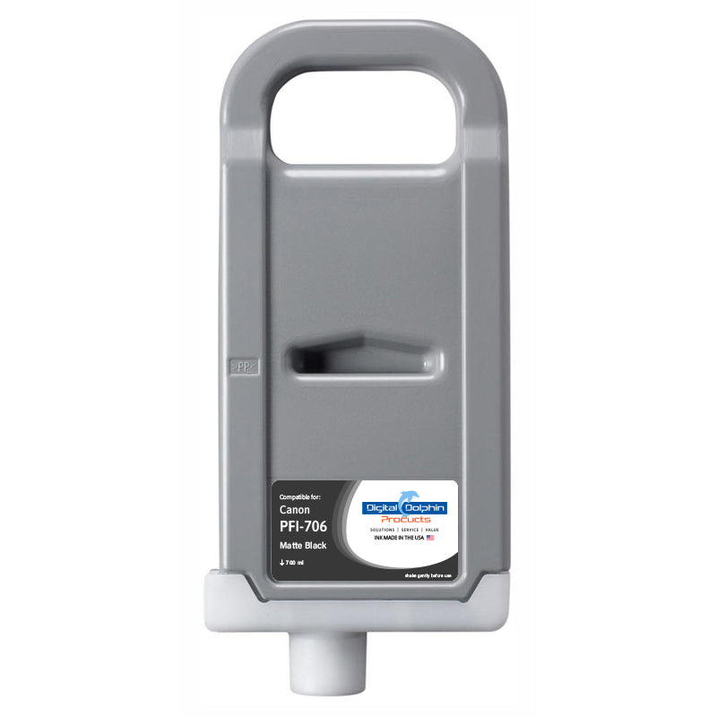 Digital Dolphin Products Compatible Replacement Ink Cartridge for Canon PFI-706, 700 mL