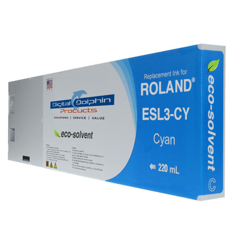 Digital Dolphin Products Compatible Replacement Ink Cartridges for Roland Eco-Sol Max ESL3