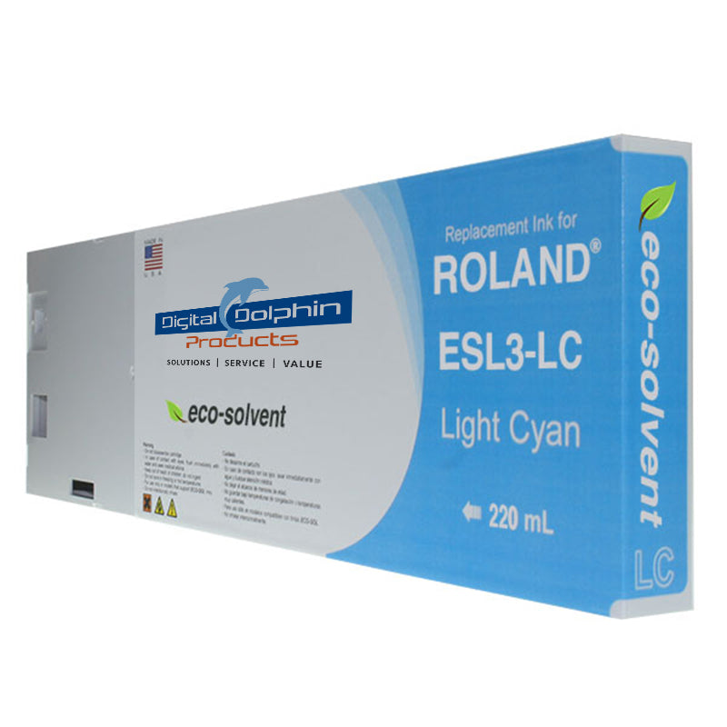 Digital Dolphin Products Compatible Replacement Ink Cartridges for Roland Eco-Sol Max ESL3
