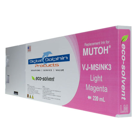 Digital Dolphin Products Compatible Replacement Ink Cartridge for Mutoh VJ-MSINK3  220 mL - 440 mL