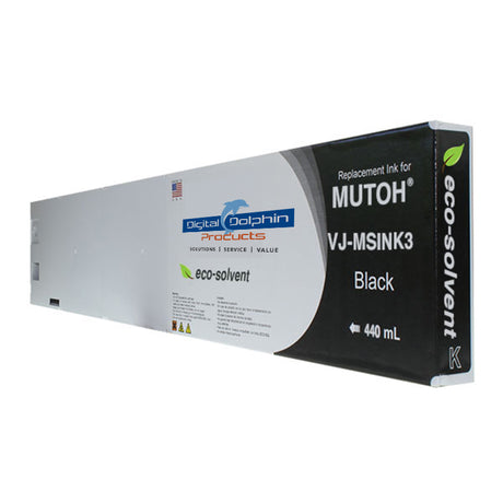 Digital Dolphin Products Compatible Replacement Ink Cartridge for Mutoh VJ-MSINK3  220 mL - 440 mL