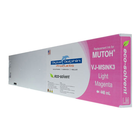 Digital Dolphin Products Compatible Replacement Ink Cartridge for Mutoh VJ-MSINK3  220 mL - 440 mL