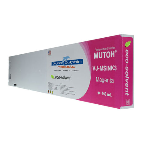 Digital Dolphin Products Compatible Replacement Ink Cartridge for Mutoh VJ-MSINK3  220 mL - 440 mL