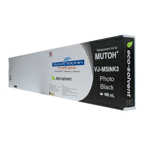 Digital Dolphin Products Compatible Replacement Ink Cartridge for Mutoh VJ-MSINK3  220 mL - 440 mL