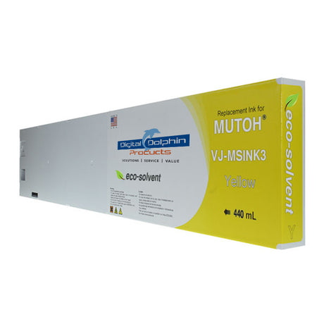 Digital Dolphin Products Compatible Replacement Ink Cartridge for Mutoh VJ-MSINK3  220 mL - 440 mL